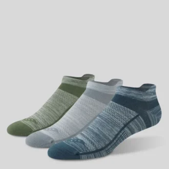 Inferno Ultralight No-Show-Socken mit Lasche, 3er-Pack