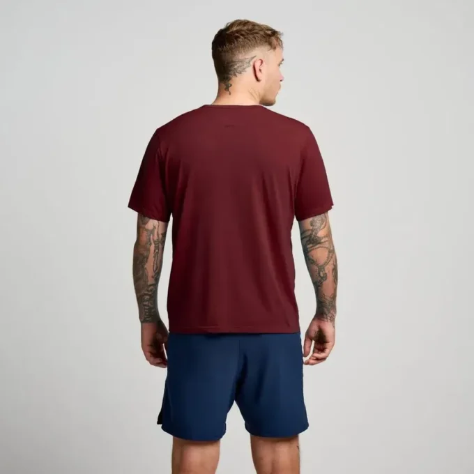 Saucony Stopwatch Kurzarm-Shirt für Herren