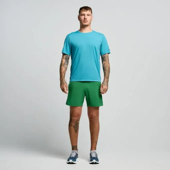 Saucony Stopwatch Kurzarm-Shirt für Herren