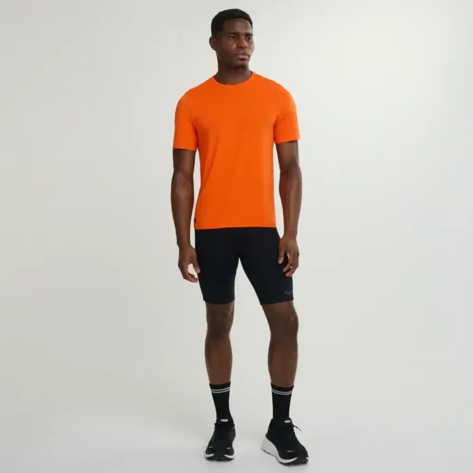 Saucony Stopwatch Kurzarm-Shirt für Herren