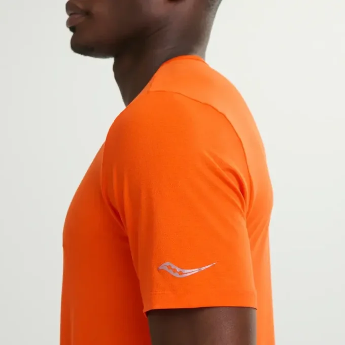 Saucony Stopwatch Kurzarm-Shirt für Herren