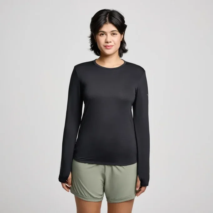 Stopwatch-Ärmel-Shirt für Damen